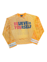 Load image into Gallery viewer, ‘BElieve in YOUrself’ Gold Jersey
